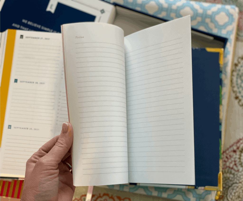 The Simplified Planner by Emily Ley gives lots of space to write. | [product review by Kristy Howard, KristysCottage.com